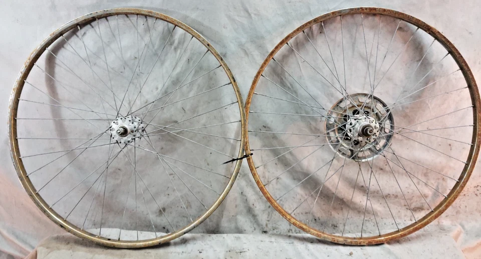 Schwinn Approved Vintage 27" 630ISO Road Bike Wheelset Freewheel 126/100 5 Speed - Image 2 of 4