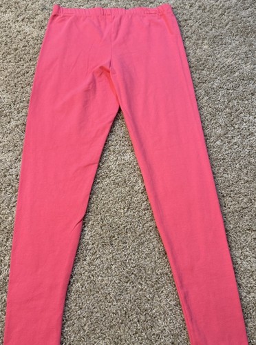 OSHKOSH B'GOSH Big Girls Solid Salmon Pink Leggings NWT Size 14 Retails $18 - Picture 4 of 4