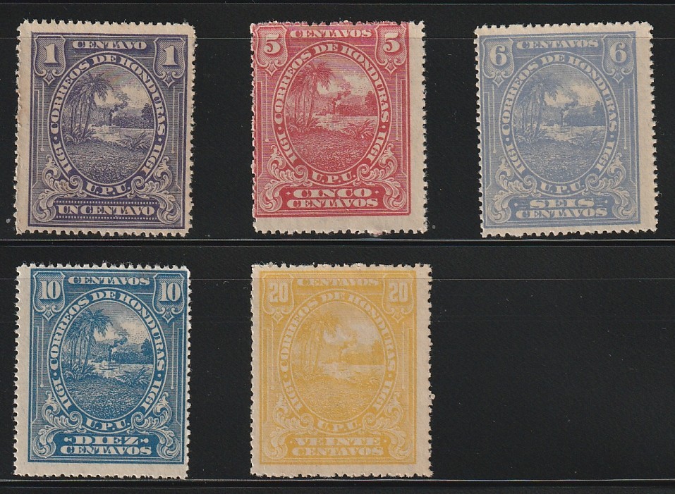 Honduras    1911    Sc # 131-36(5val.)    MNH   OG