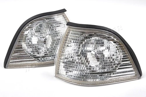 BMW 3-Series E36 92-98 2DR Coupe Cabrio Crystal Corner Lights Turn Signals PAIR