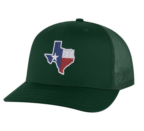 Texas Classic Trucker Hat – Embroidered State Flag, Mesh Snapback Cap - Picture 4 of 9