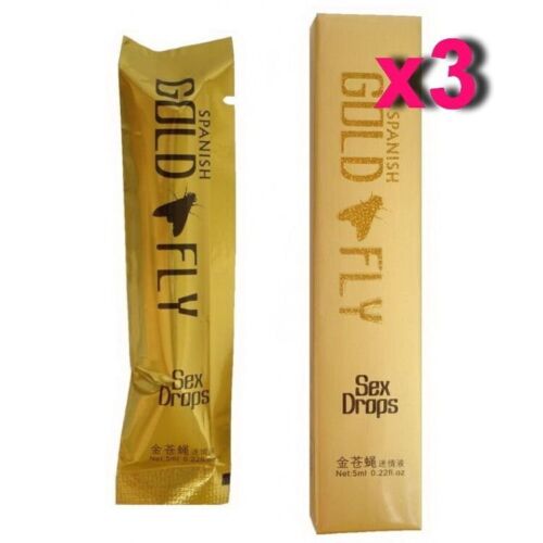 Spanish Golden Fly Aphrodisiac Female Enhancement - 3 Tubes. Free Shipping - Picture 1 of 1
