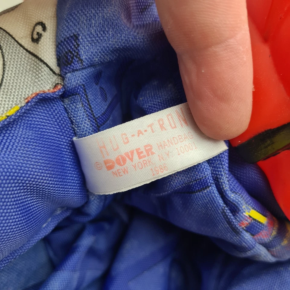 Vintage Hug A Tron Figure Transformers Voltron Backpack Rucksack 1986 80s Rare - Image 3 of 4