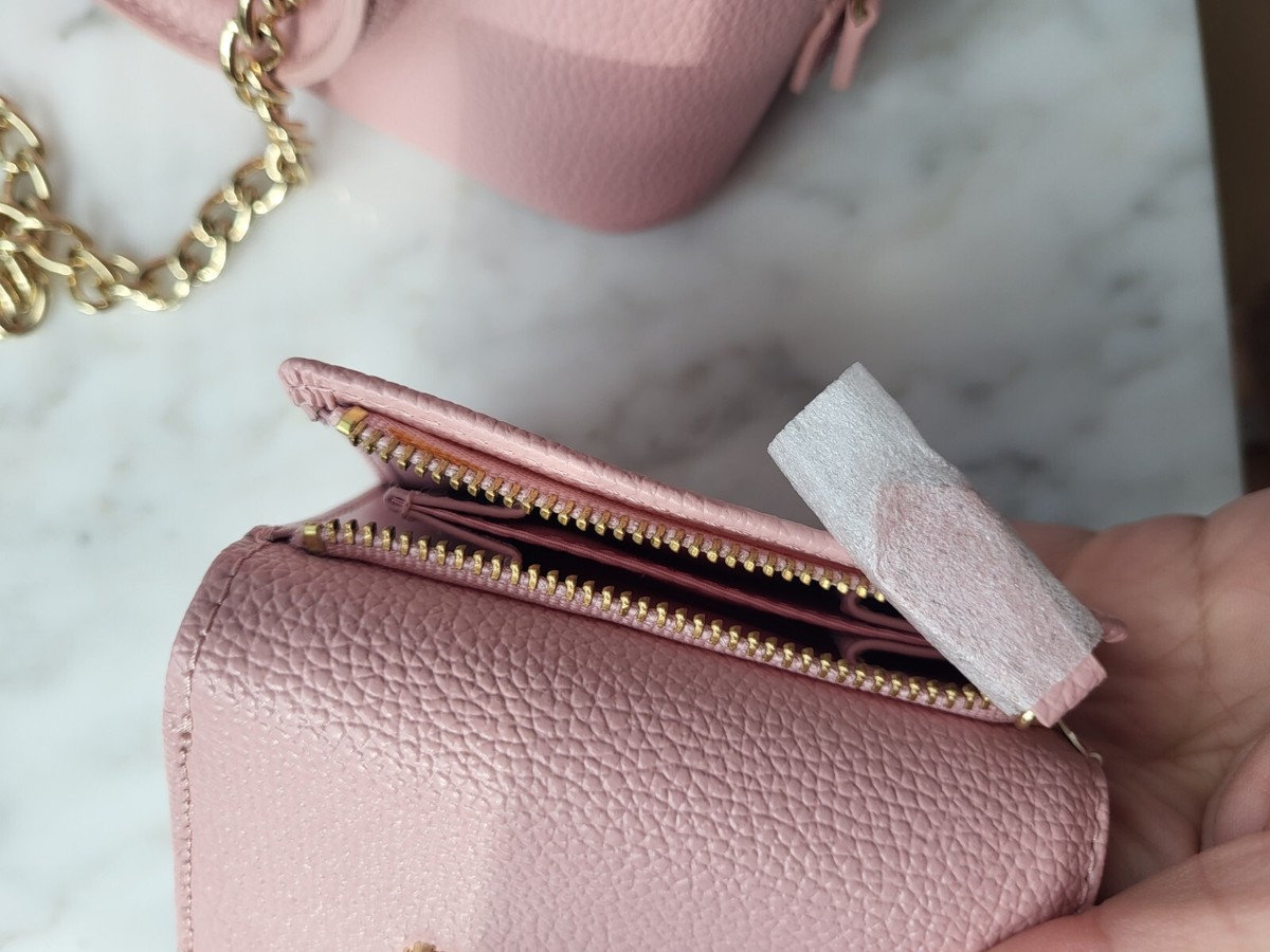小物 Samantha Thavasa Samantha Thavasa mini crossbody bag with wallet, light pink