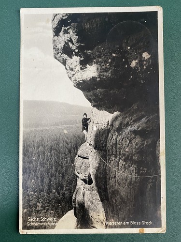 AK Sächsische Schweiz Schrammenstein bei Schandau Torwalder Wände Kuhstall Höhle - Bild 3 von 10