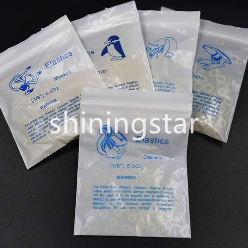 100 pcs/ Dental Rubber Bands Orthodontic Elastics Braces Bracket 3.5/5.0/6.5 oz - Picture 25 of 48