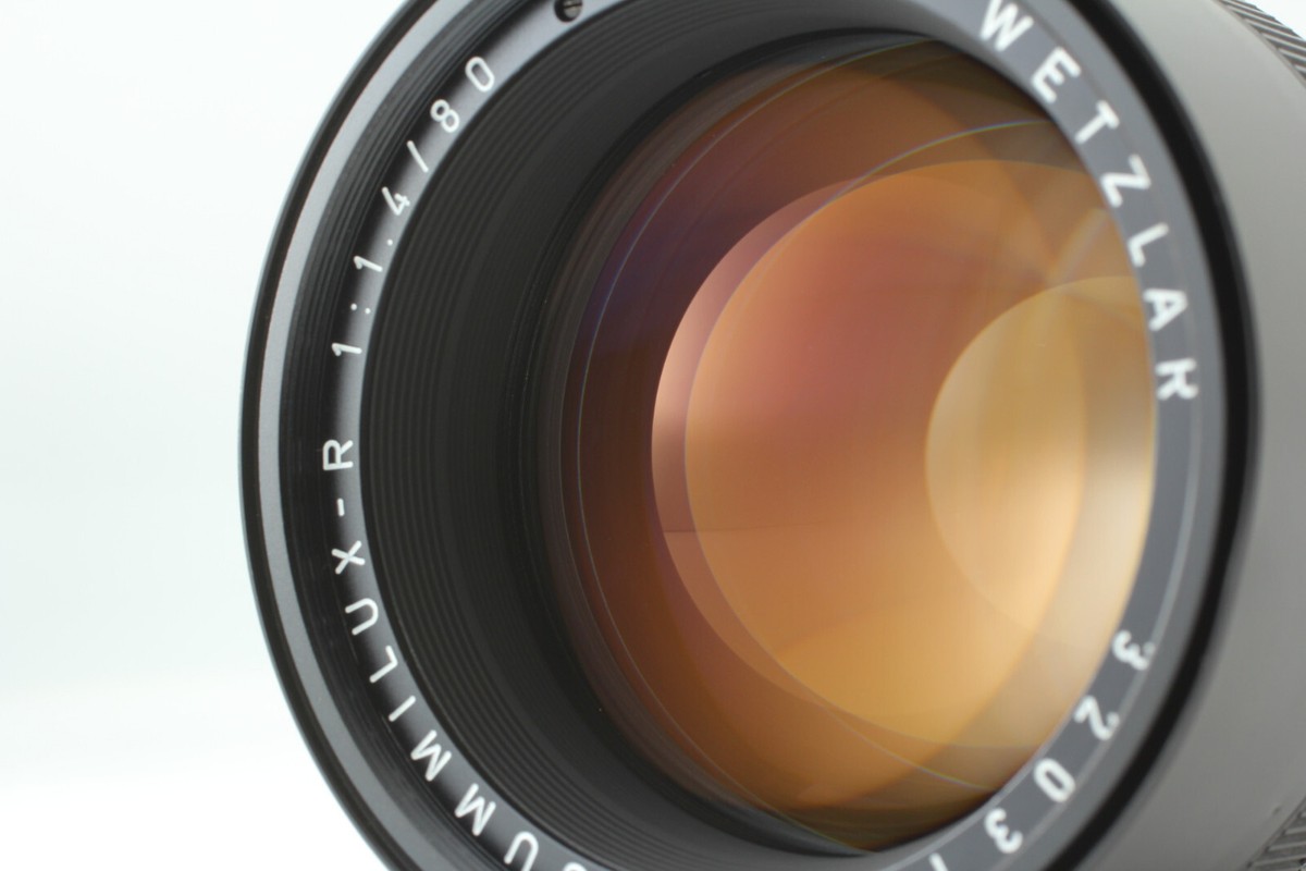sale★極上美品★Leica SUMMILUX-R 80mm/1.4 3cam MINT] Leica Summilux R 80mm f/1.4 3 CAM Portrait MF Lens