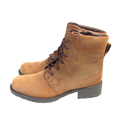 Clarks size 9.5 Brown Suede Ankle Boots Clarks Addiy Cora Brown Suede Zipper Ankle Boots Women main image 4