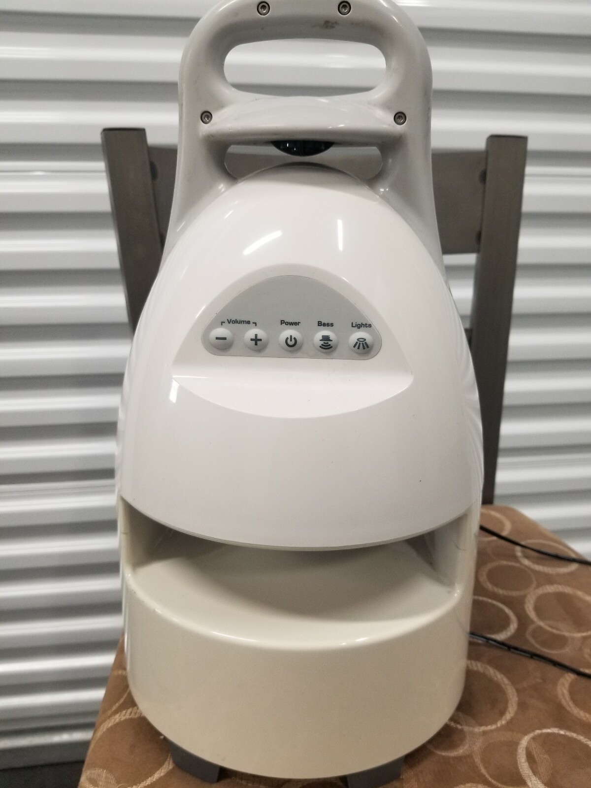 Brookstone Wireless Outdoor Weather Resistant Speaker w/ adapter