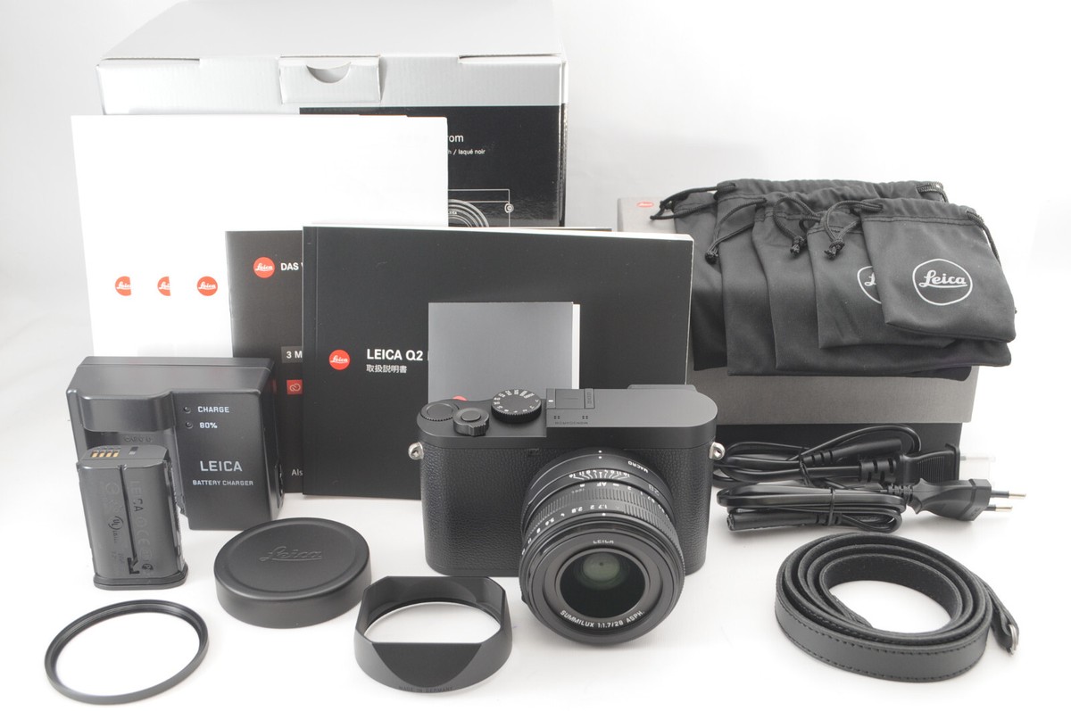 ☆216☆ TOP MINT LEICA Q2 MONOCHROM 47.3MP Digital Camera Matte