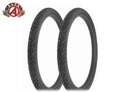 2 ALTA BICYCLE WIRE BEAD CRUISER TIRES 26 x 2.125 BLACK  BEACH-BUM SLICK TREAD