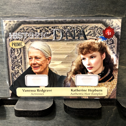 2024 Historic Autographs Prime Redgrave Hepburn DNA Hair Sample Relic ...