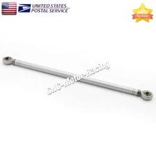 100mm Footpeg Rearset Heim Joint Shifter Rod End Gear Shift Linkage M6 Silver