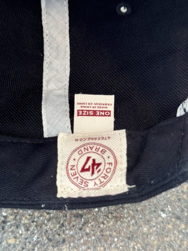 Atlanta Braves MLB Baseball Up Close Logo 47 Brand Retro Style Snapback Cap Hat - Picture 10 of 10