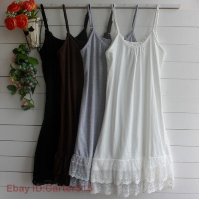 Mori Girl Styl Lolita Vintage Spaghetti Strap Lace Basic Dress Summer