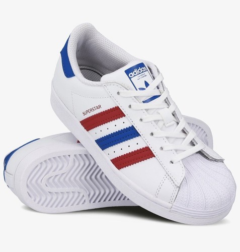 Adidas Superstar ⚪️🔴🔵 FW5850 Youth Size 3Y 💯Authentic | eBay