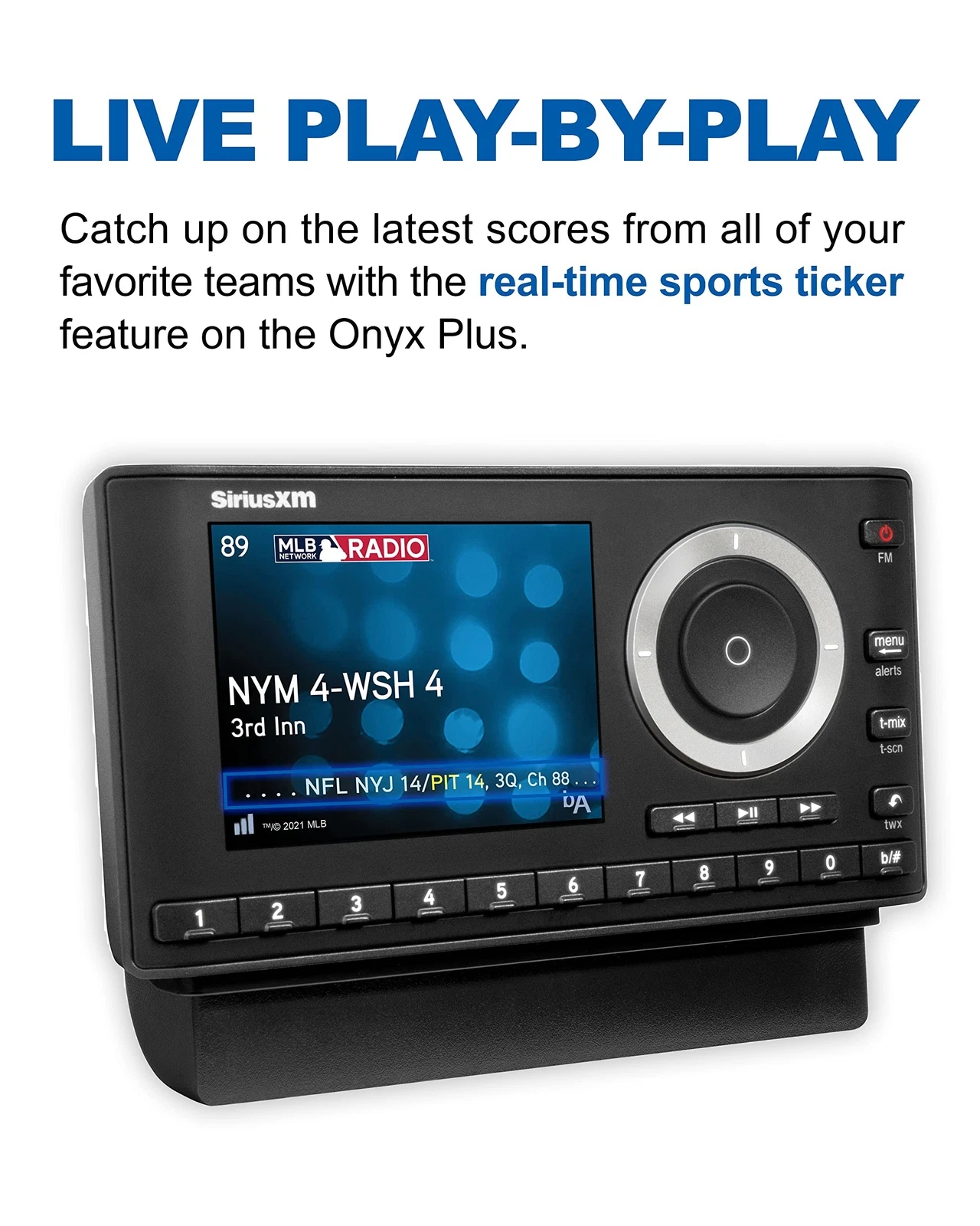 SXPL1V1 SiriusXM Radio onyX Plus Receiver and Car Kit - Thumbnail 5