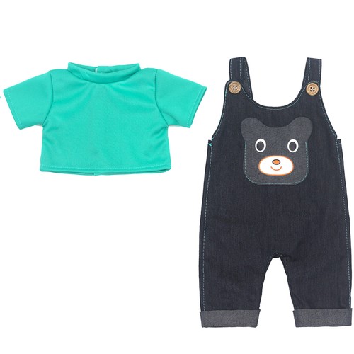 2PCS/Set Cute Dolls Outfit Clothing Fit for 15~17inch Newborn Boy Dolls Clothes - Picture 3 of 12