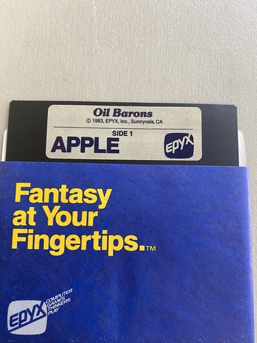 Oil Barons! EPYX Computer Software: Computer / Board game COMPLETE 1982 Vintage - Picture 3 of 11
