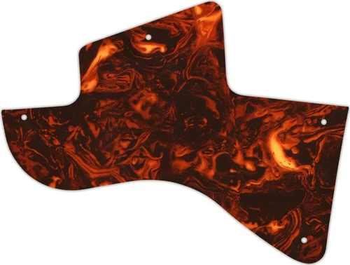 WD Custom Pickguard For Left Hand Gibson Les Paul Special #05F Faux Tortiose