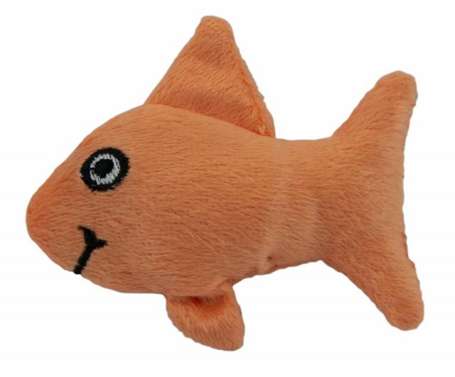 Squeak Toy Orange Fish