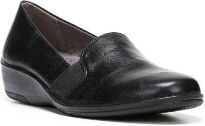 LifeStride Women's Isabelle Slip On Loafers, Black Size 6M