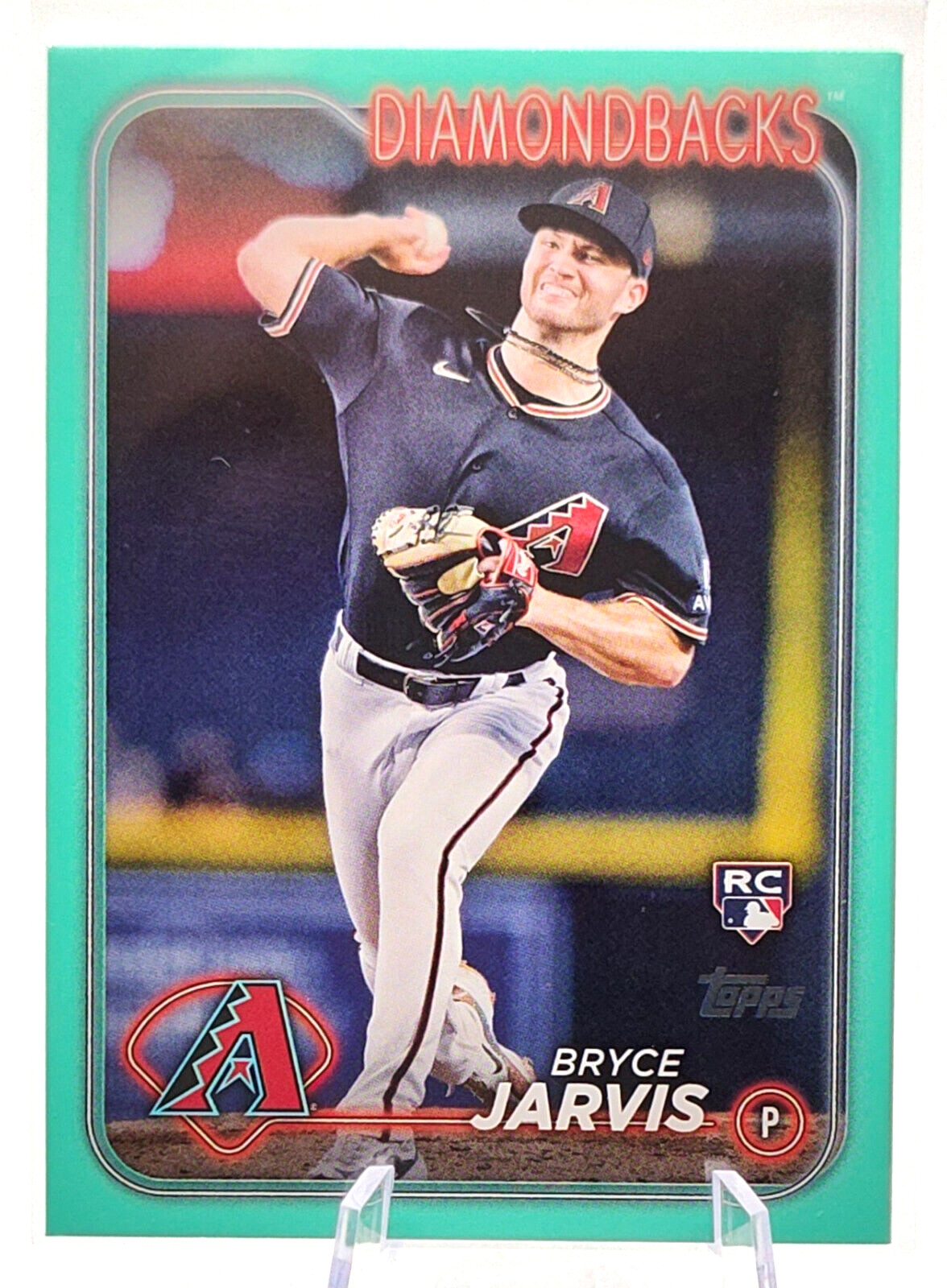 Bryce Jarvis 2024 Topps Series 2 #363 Fanatics Aqua Rookie RC Diamondbacks