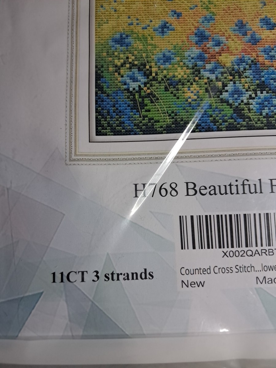 Yui Flower　クリエセット DHgate.com:Complete DIY Cross Stitch Kit: Handmade Craft