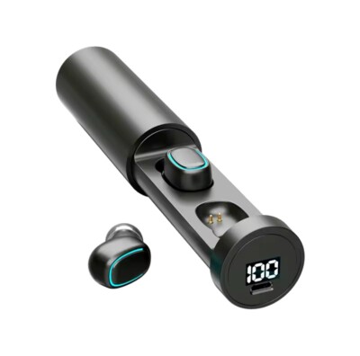 Bluetooth Earphone For iPhone Android - Black (LCB41)