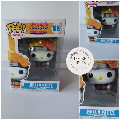 Funko Pop Anime Animation Sanrio Naruto Hello Kitty 1019 Vinyl Figure 