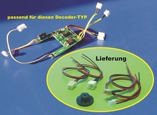 Slotcar UNIVERSAL UMBAU SET von ANALOG auf Carrera Digital-Decoder       26733-1