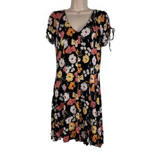 Love, Fire Dress Womens Large A-Line Short Sl...