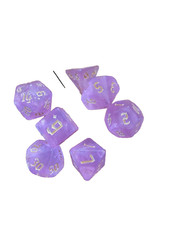 Purple DND D D Dice Set Swirl SET OF 7 PCS