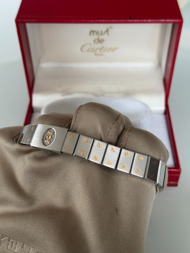 Cartier Santos Octagon 0907 Super Rare Ghost Dial Automatic Ladies Wrist Watch - Picture 13 of 13