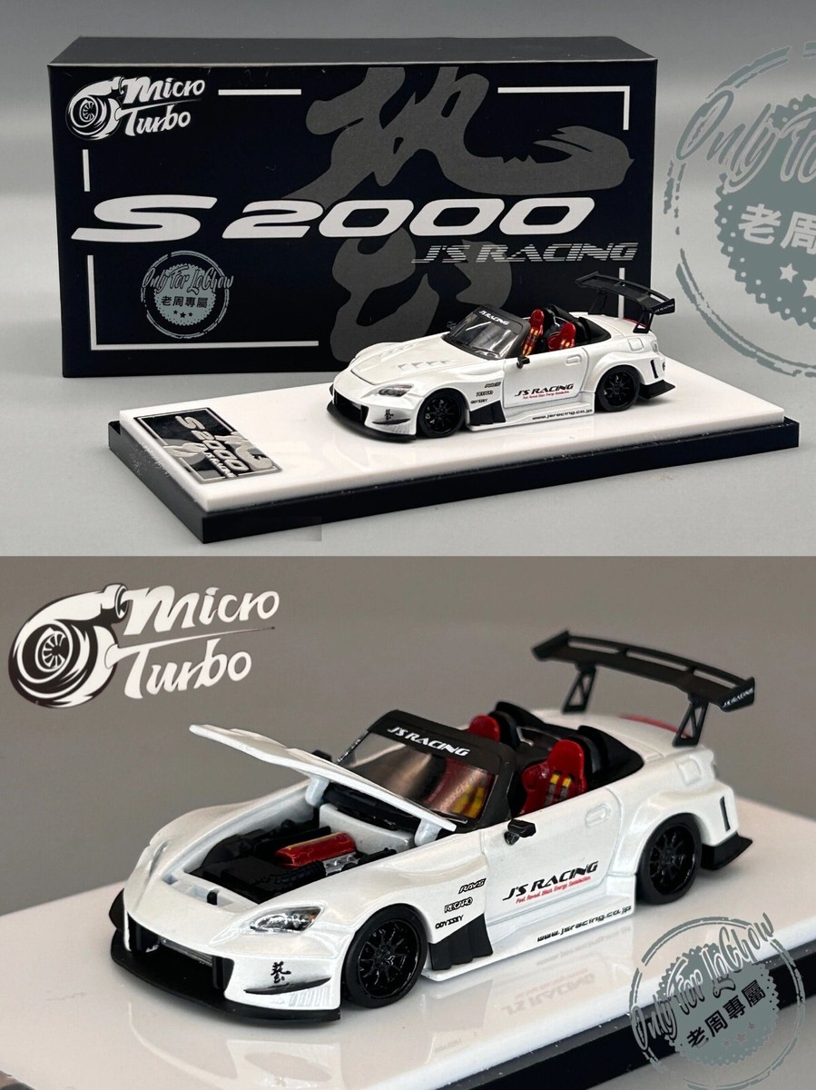 Micro Turbo  ホンダ HONDA S2000 J's Racing JS-Racing HONDA S2000 (Micro-Turbo 1/64 Scale Diecast) MIND