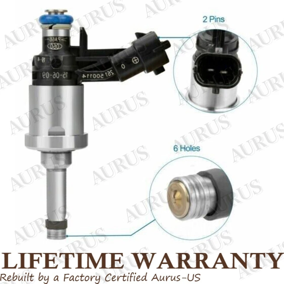 Inyectores de combustible x6 OEM ACDelco para Buick Enclave 2009 2010 2011 3,6 L 12638530 V6 Foto 4 de 4