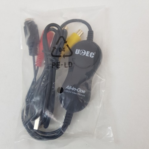 UCEC USB 2.0 Video Capture Card Device VHS VCR TV to DVD Converter All in one - Afbeelding 2 van 12