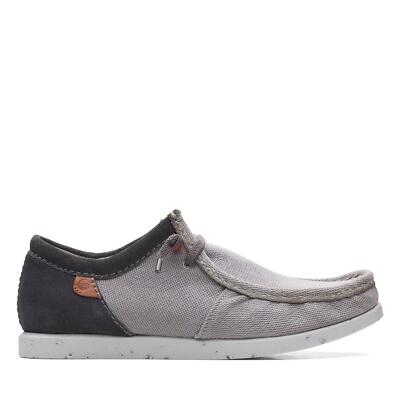 Clarks Herren Shacrelite Moc Oxford, Textil Schwarz, 45 EU