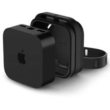 Apple TV 4K (3rd Gen) Mount | Spigen [Silicone Fit] Shockproof Slim Cover