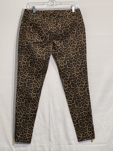 Michael Kors Women’s Leopard Print Skinny Jeans, Size 6, Pristine Condition - Picture 3 of 5