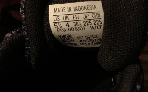 Adidas Questar Ride Sneaker Women's Size 5.5 Black White Cloudfoam DB1308 Nice - Picture 7 of 8