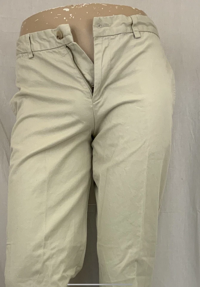 Polo Ralph Lauren Pants Boys 20 Brown Chino Flat Front 100% Cotton YGI Q1-409 - Image 3 of 4