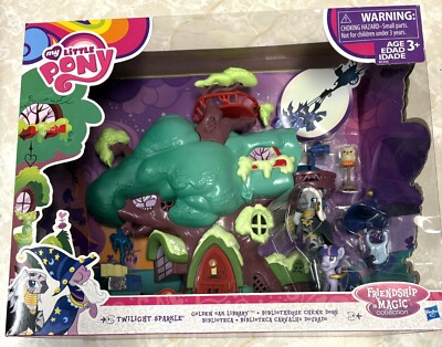 My Little Pony GOLDEN OAK LIBRARY SET, Nightmare Night, Twilight Sparkle, Zecora