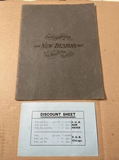 Antique 1907 New Haven Clock Co Catalog Supplement w/ Prices & Photos 40 Pages