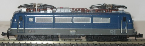 Minitrix N 2938 DB Blue & Grey Class 184 003-2 Electric Loco + Light Function - Picture 2 of 11