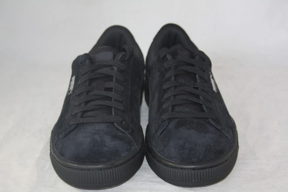 PUMA ЗАМШИ JR КЛАССИЧЕСКИЙ ЧЕРНЫЙ PUMA СЕРЕБРО 355110-52 МОЛОДЕЖНЫЙ РАЗМЕР РАБОТАЕТ КРОССОВКИ - Изображение 3 из 4