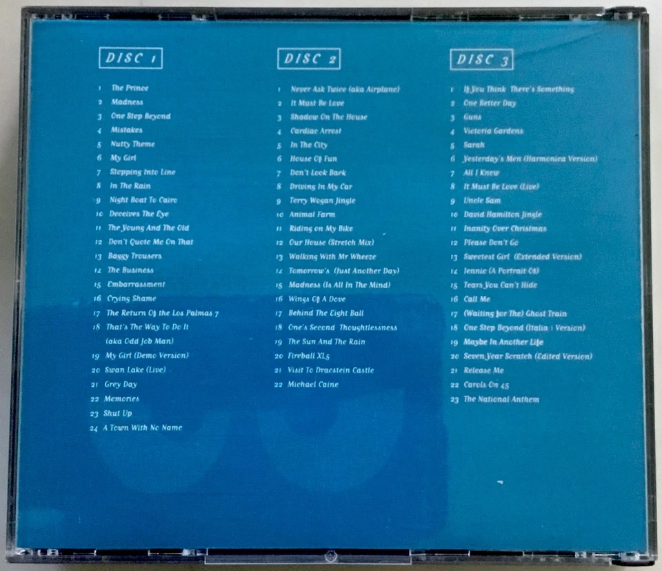 MADNESS, THE BUSINESS (DEFINITIVE SINGLES COLLECTION) 3 x CD Boxset (69 Tracks) - Image 4 of 4