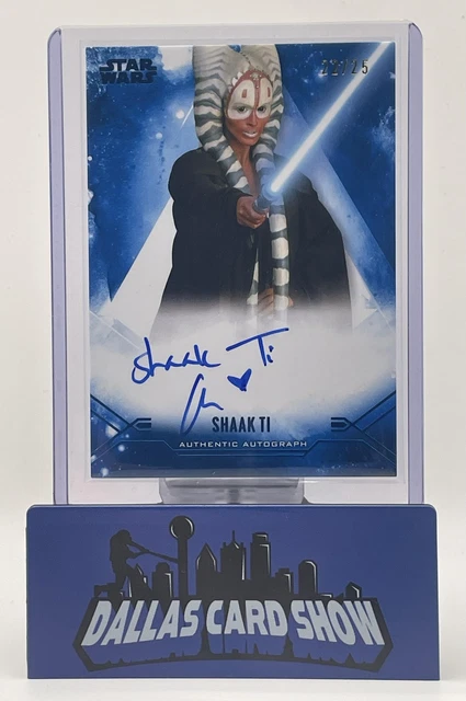 Star Wars Stellar Signatures #SSA-OS Orli Shoshan as Shaak TI Autograph /25