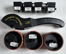 Stampin Up Stampin Around Handle Stamp Wheels Ink Lot Of 8 Items