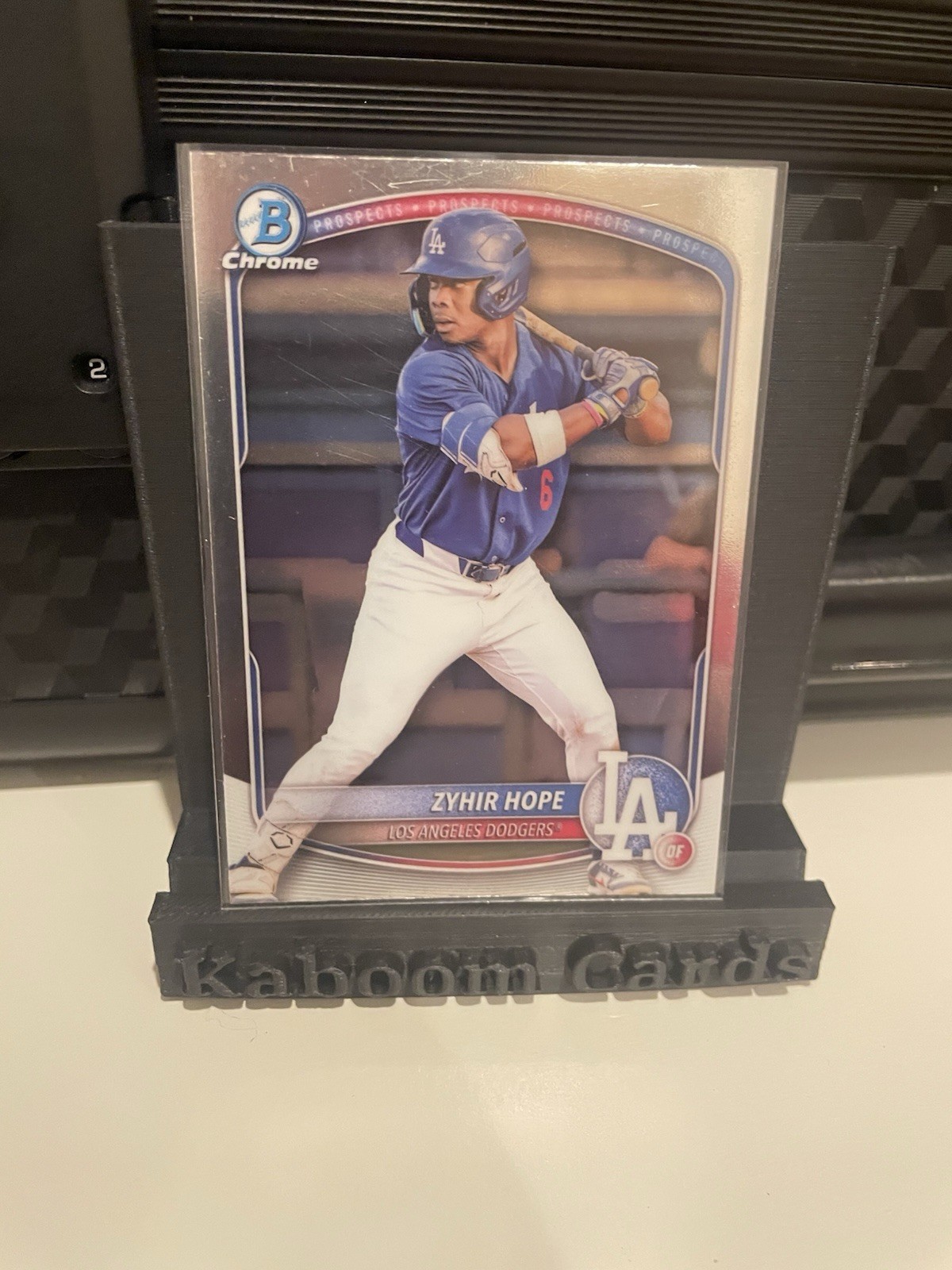 2025 Bowman - Chrome Prospects Zyhir Hope #BCP-2 (RC)